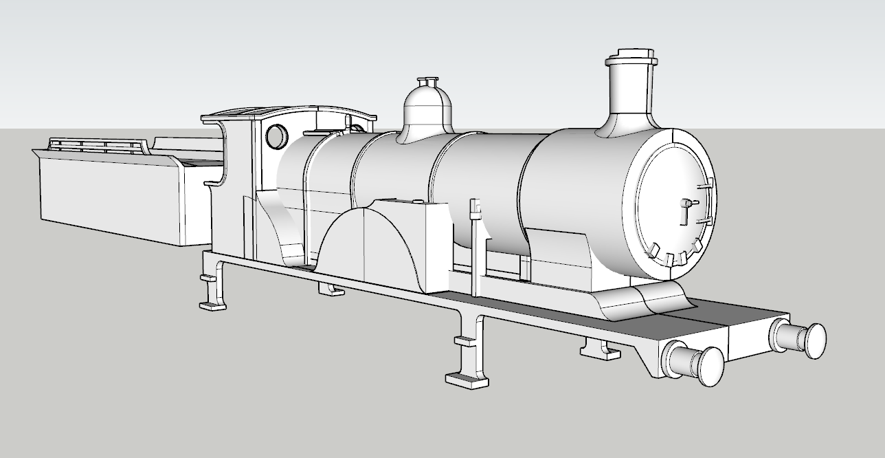 (image for) LSWR Drummond T9 Class - E33A - Wide Cab/8w Tender